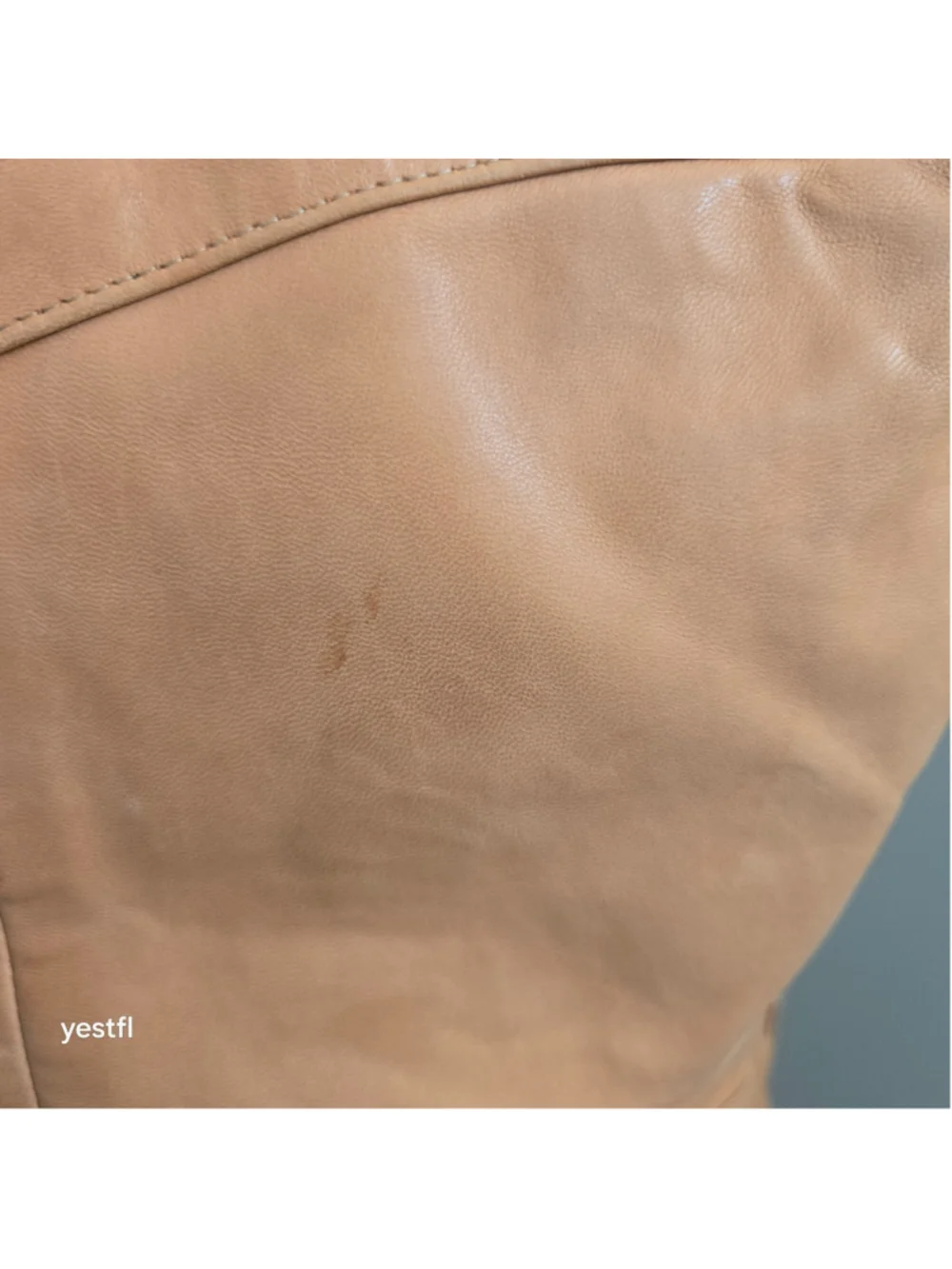 Vintage Ralph Lauren Western Wear Lambskin Leather Vest in Terracotta Brown M